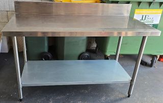 Stainless Bench 1500mm - Used - $265 + GST