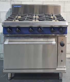 Blue Seal 6 Burner Range with Gas Convection Oven - Ex-Showroom - Nat Gas - $8995 + GST